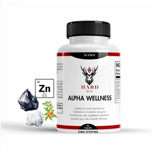 Hardman Alpha Wellness 30 Capsule, Restaure Vigueur Et Vitalité