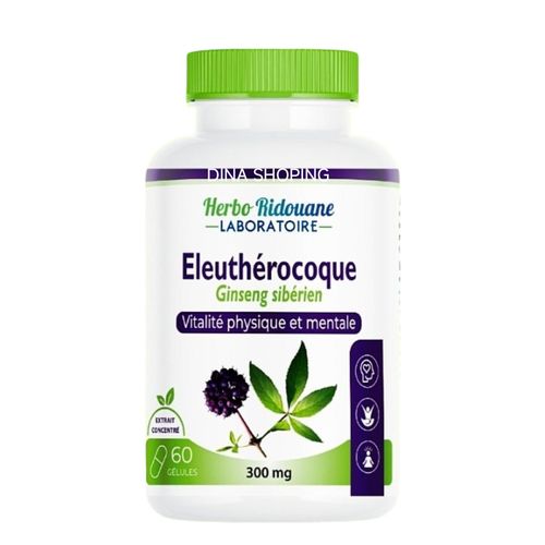 Eleuthérocoque (gin-seng Sibérien) - 300 Mg - 60 Gélules - Vitalité Physique & Mentale thumbnail 3