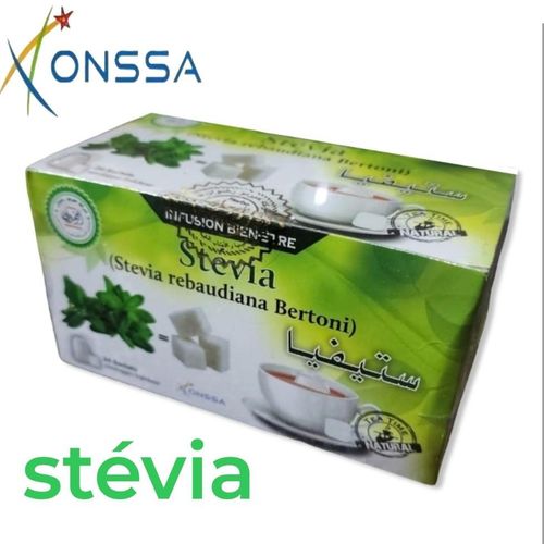 Édulcorant Stévia 100% Naturel – Boîte de 24 Sachets Doseurs Sans Calories