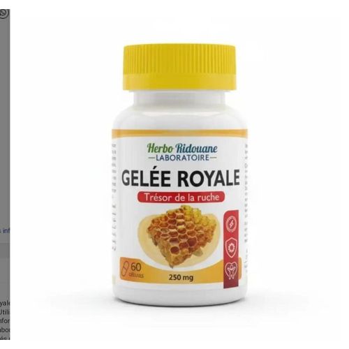  Gelée Royale Ginseng Propolis 30 Gélules – Complément Alimentaire Anti-fatigue Naturel