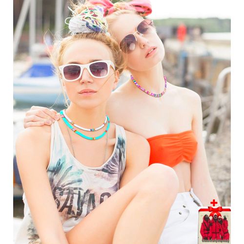 3 Colliers Fantaisiste Colorful