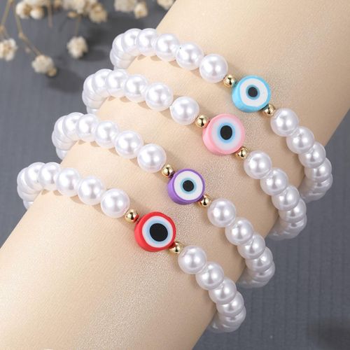Pack 4 Bracelet & Colorful Big Eyes