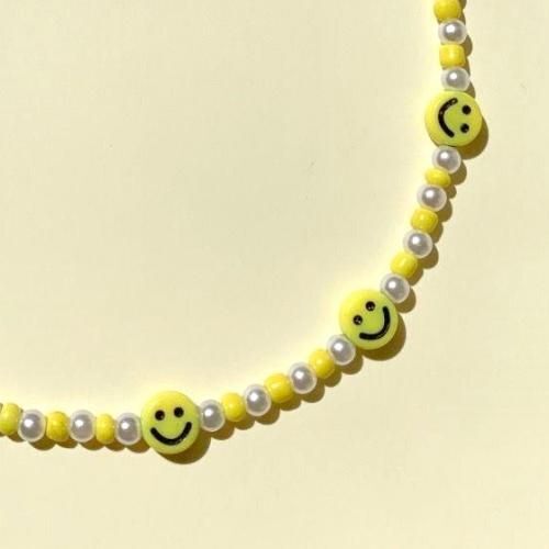 Collier Yellow & Smiley Happy Face thumbnail 3