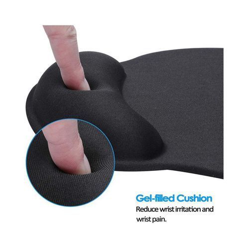 Mouse Pad Tapis De Souris Repose-poignet En Gel Confortable Antidérapante