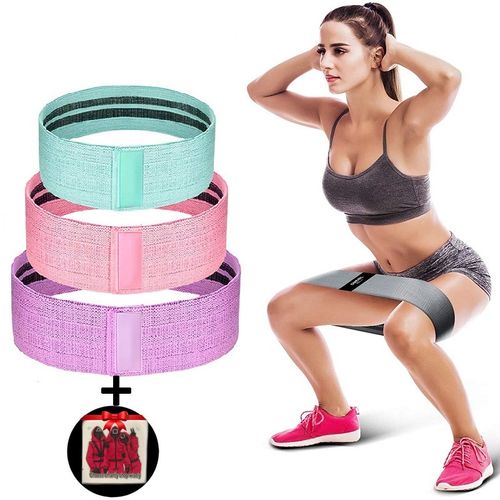 3 Bandes De Résistance Pour Jambes Et Fessiers Antidérapante + Sticker Choose