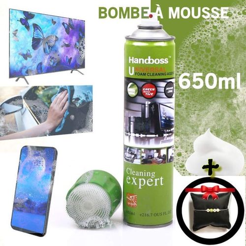 Bouteille De Nettoyage Mousse Universelle + Bracelet Hope Gratuit