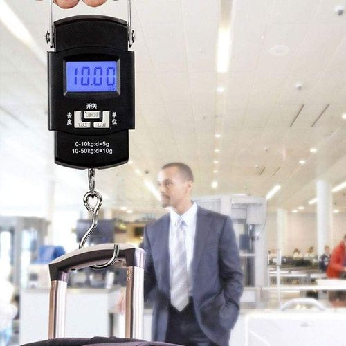 Balance Électronique Portable Précis Pour Bagages, 50kg, 10g + Sticker