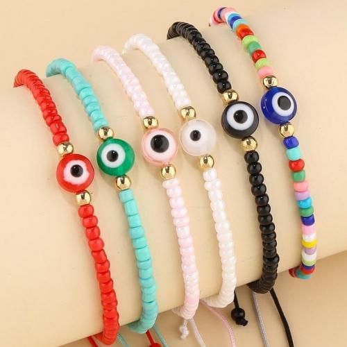 Pack 6 Eyes Bracelet Colorful
