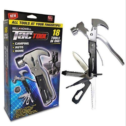 As Seen On Tv Stainless Steel Tac Tool 18 In 1 Universel Nouveau Marteau De Survie En Acier Inoxydable thumbnail 3