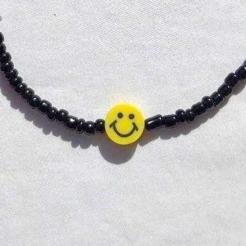 Collier Noir Beads & Happy Face Emoji thumbnail 3