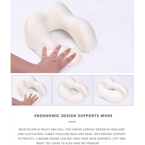 Coussin De Voyage À Soutien Ergonomique Parfait Bleu + Sticker Choose thumbnail 3
