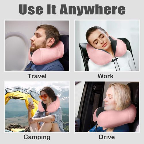 Oreiller de Voyage Ergonomique + Sticker