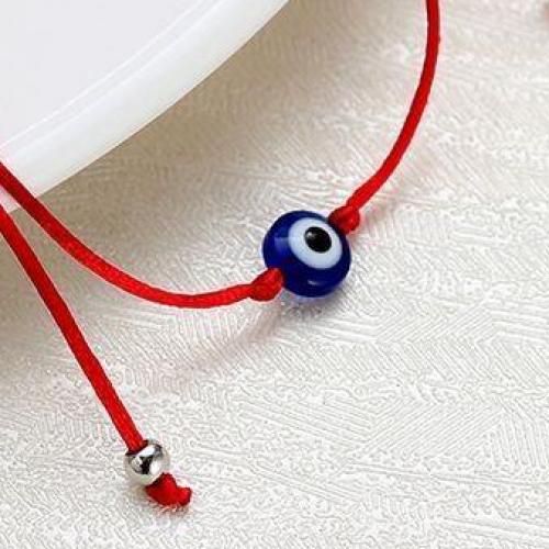 Bracelet Perle Blue Eye & Fil Rouge thumbnail 3