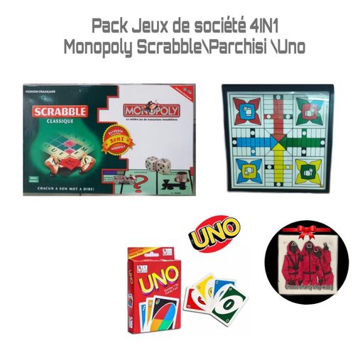 Pack 4in1 Jeux De Société + Sticker Choose
