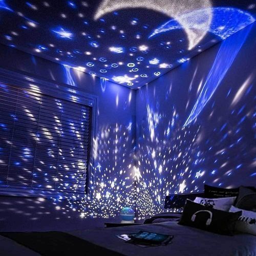 Star Master Projecteur De Lumière Étoiles Lune Ciel Brillante Pour Chambre Enfant Et Bébé, Aide À Dormir