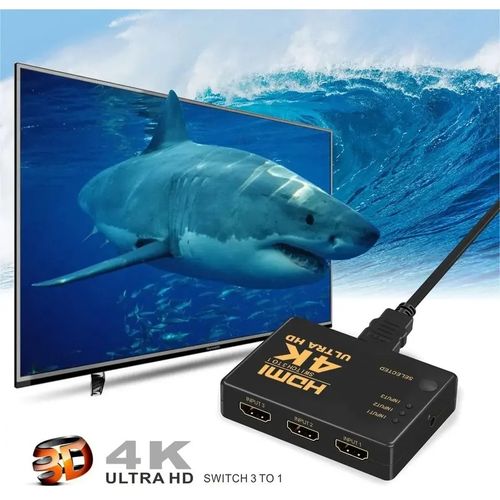 Switch Commutateur Vidéo 1080p 3d 3 Ports 3x1 3 En 1 Sortie + Choose thumbnail 3