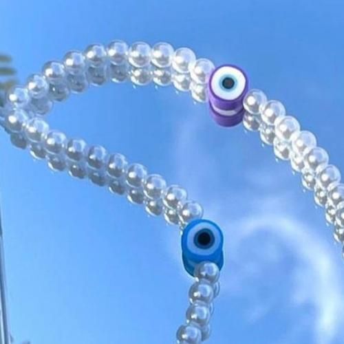 Sangle Lanière Phone Strap Colorful Big Oeil & Classique Perle thumbnail 3