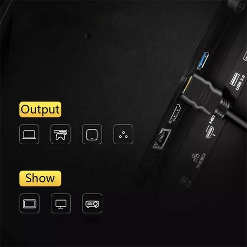 Câble Hdmi 3m 3d 4k 1080p + Bracelet Hope