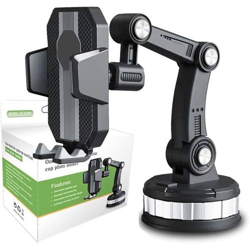 Support Téléphone Voiture Avec Bras Articulé Multifonctionnel
