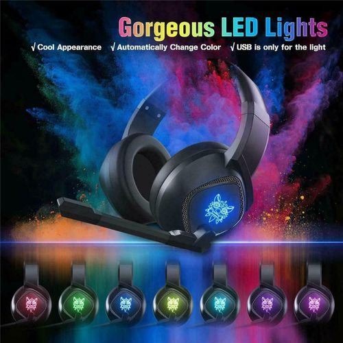 Onikuma Casque De Gamer Compatible Pour Ps4, Xbox One, Téléphones , Pc