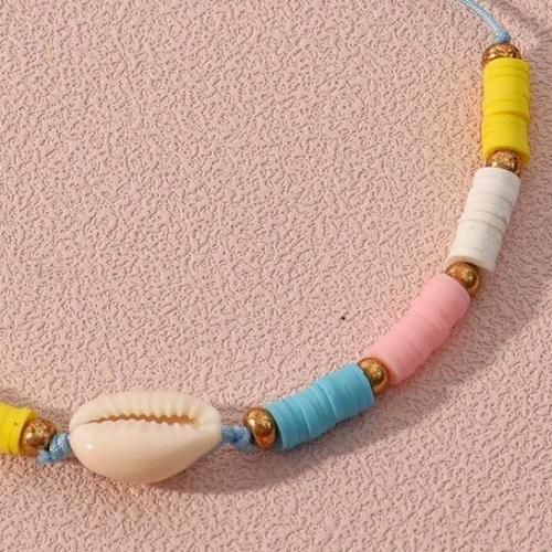 Bracelet Pink Jaune Ciel Blanc & Wed3a Coquillage thumbnail 3