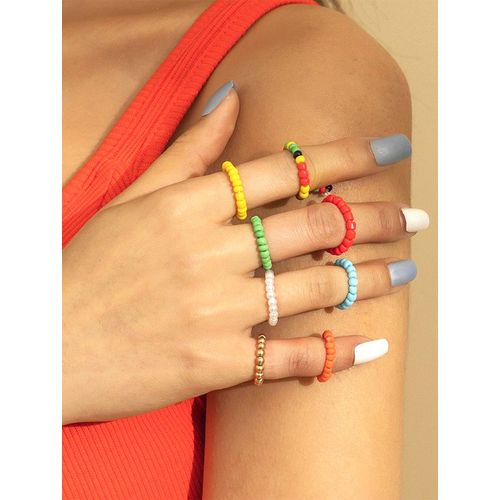 Pack De 8 Bagues Élastiques Coloré