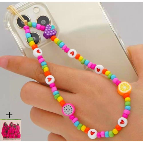 Opulent Lanière Téléphone Heart Love Fruits + Sticker Choose