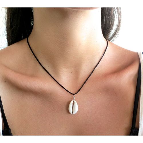 Collier Fil Noir & Wed3a