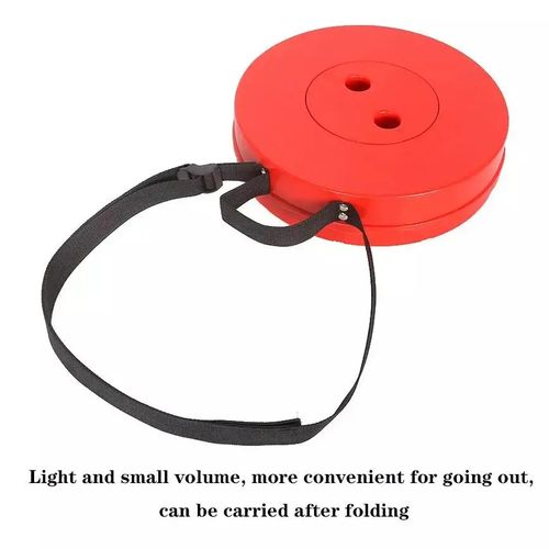Tabouret Pliable Portable Robust Et Léger + Sticker Choose - Rouge thumbnail 1