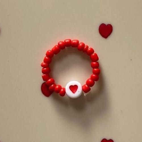 Pack De 2 Red Hearts Fabuleuses Bagues Élastiques