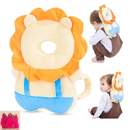 Coussin De Protection Bébé Anti-chute – Design Lion + Sticker thumbnail 2