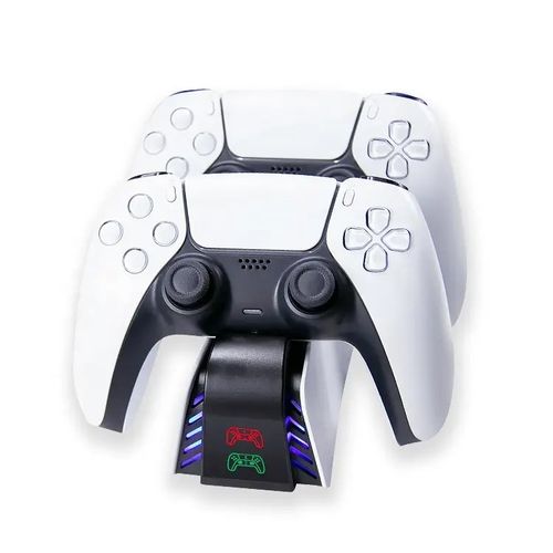 Station De Chargement Haute Vitesse À Double Manette Pour Ps5 + Sticker