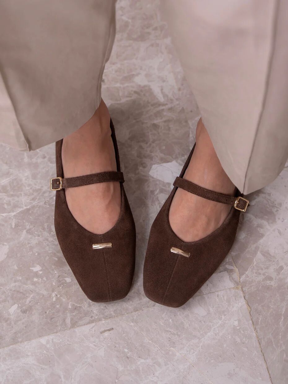 Ballerines Mary Jane En Cuir thumbnail 3