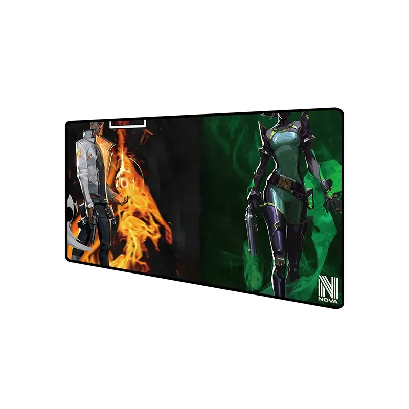 <p>Le <strong>Tapis de Souris Nova Valorant Phoenix Viper XL</strong> de <strong>800 × 400 × 4 mm</strong> offre une <strong>surface en fibre polyester</strong> pour une glisse rapide et un <strong>dessous en caoutchouc</strong> assurant une stabilité parfaite lors des jeux intenses.</p>