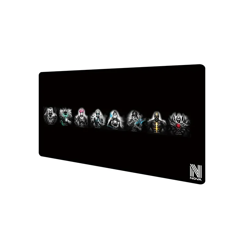 <p>Exprimez votre passion pour LoL avec le <strong>TAPIS DE SOURIS NOVA LEAGUE OF LEGENDS CHAMPIONS XL</strong>. Grâce à ses <strong>dimensions 800 × 400 × 4 mm</strong>, il offre un espace généreux pour tous vos mouvements. Sa <strong>matière en polyester fiber surface + rubber bottom</strong> garantit une glisse fluide et une stabilité parfaite. Ce <strong>Tapis de Souris Gamer</strong> allie performance et design pour des sessions de jeu immersives.</p>