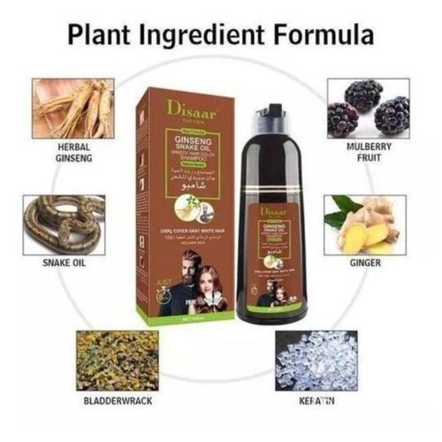 Disaar Shampooing Et Teinture Capillaire Au Collagène Et À Lhuile Dargan, 400ml
