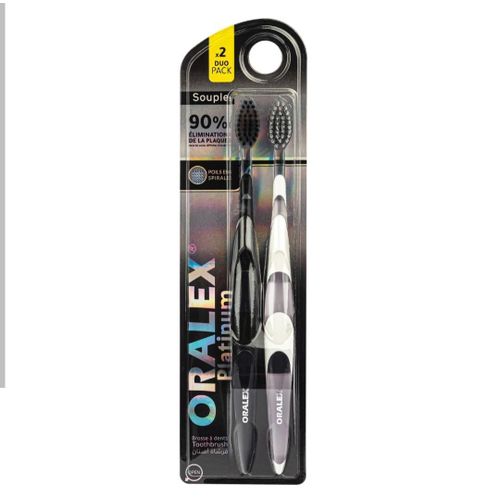Oralex Brosse À Dents Souple Platinium Duo