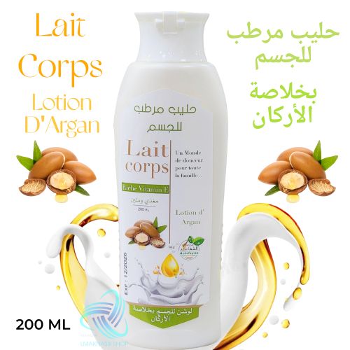 Lait Corporel Argane 100 % Bio