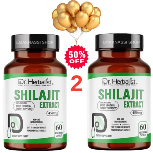 2 Bouteilles De Shilajit / Shilajit 100 % Pur De Lhimalaya 450mg
