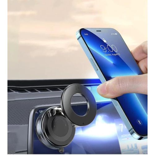 Support Mural Magnétique Pour Téléphone Portable, Aspiration Magnétique, Ajustable, Pliable