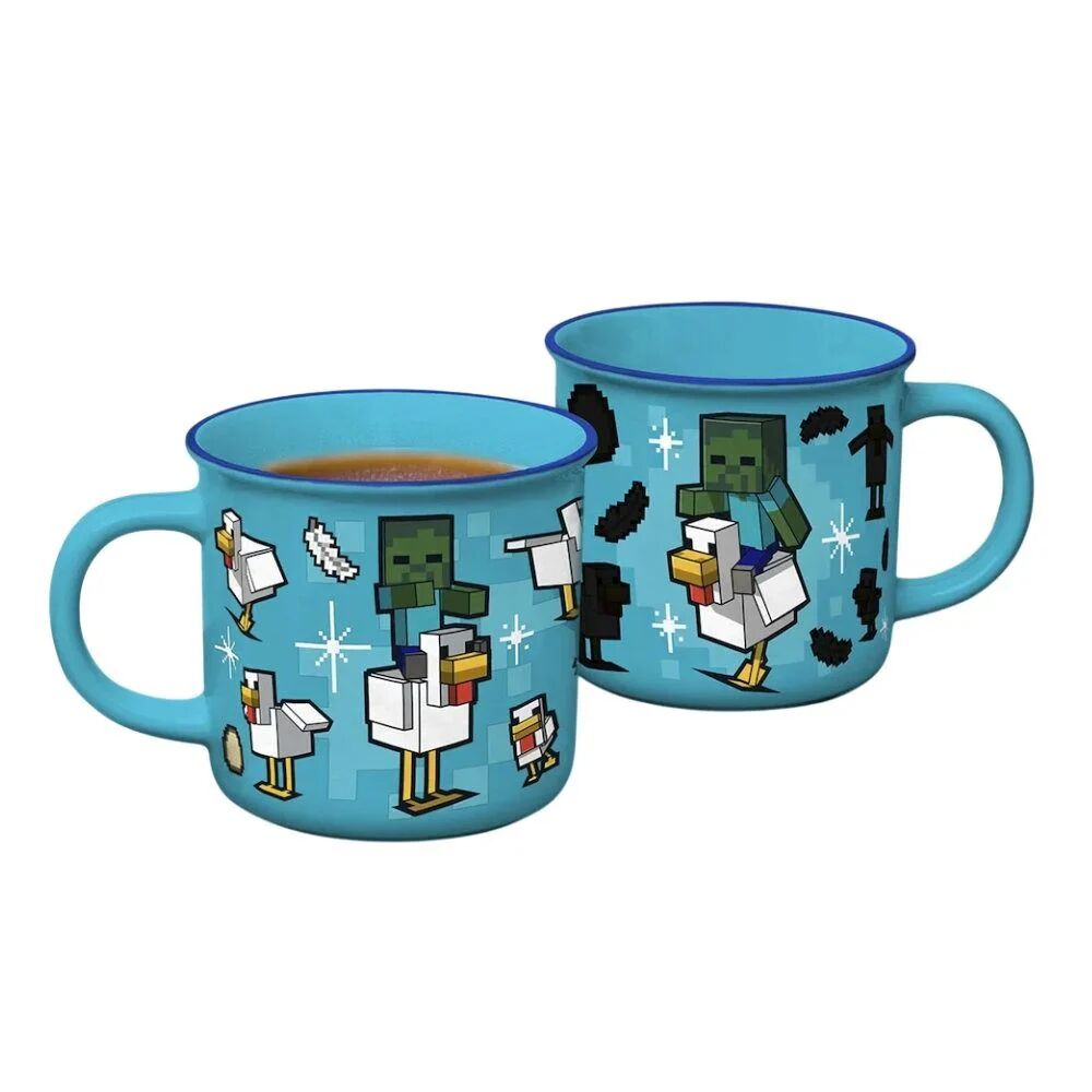 Mug Thermoréactif Minecraft - Poule Chevauchée 350ml