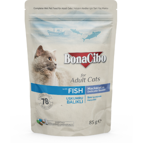 Pâtée Premium Au Poisson Pour Chat Adulte