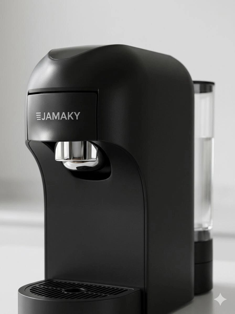 Machine À Café Multi-capsules 1450w 19 Bars – Réservoir 0,6 L Noir Mat Élégant