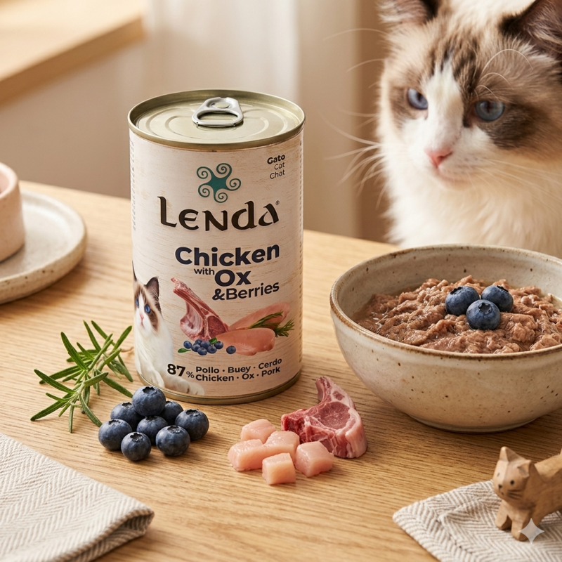 Pâtée Chaton Et Chat Adulte Toutes Races (urinary Protec) - Poulet, Bœuf Et Baies
