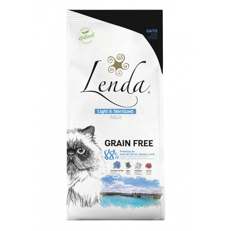 Croquette Chat Grain-free Light & Stérilisé Adult