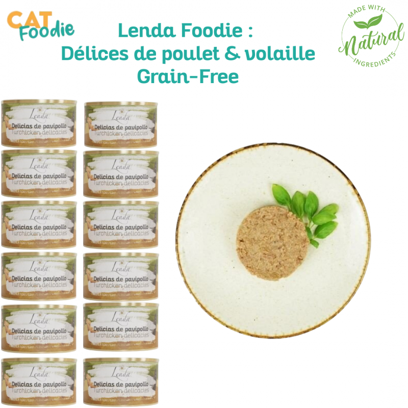 Délices À La Volaille Turkchiken Pour Chats Grain-free (sans Céréales): (12 Can) thumbnail 4