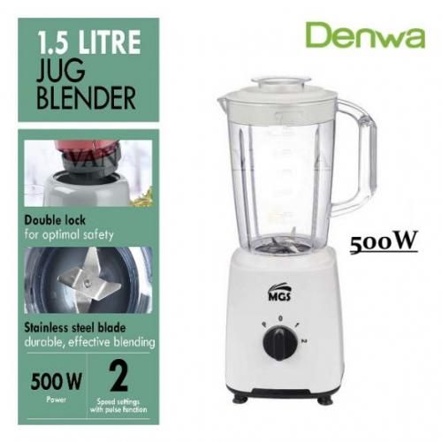 Blender Mixeur Robot Mbl-1220b 1,5l 500w