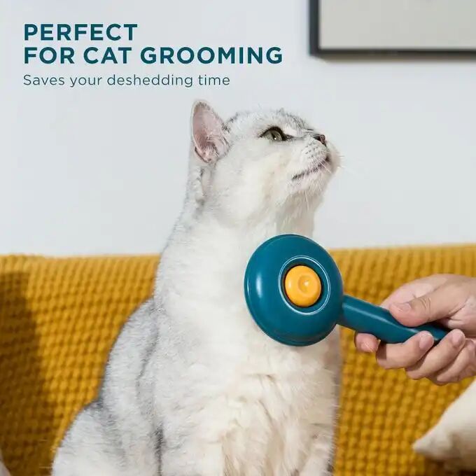 Brosse De Toilettage Pour Chats Et Chiens,élimine Les Poils Lâches Couleur Aléatoire