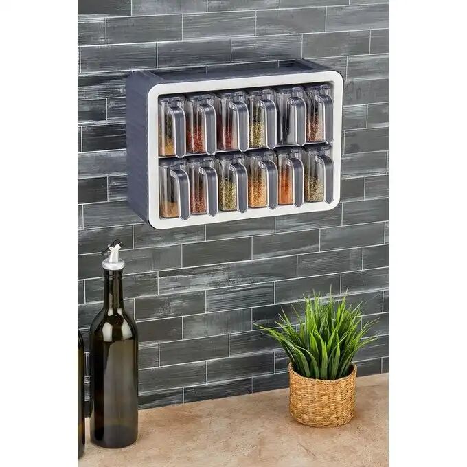 Organisateur Dassaisonnement 12 Pots – Pratique Et Élégant Pour Épices