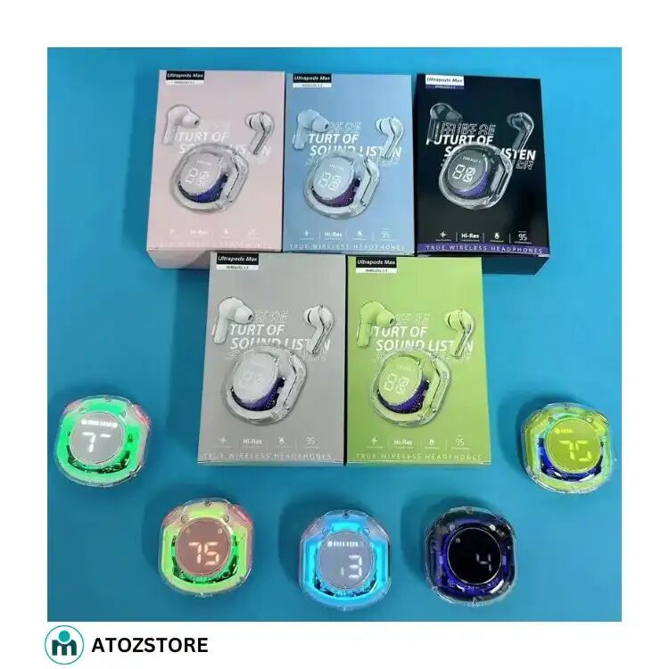 Écouteurs Bluetooth - Led Portable, Écouteurs Modern, Couleur Et Design Aléatoire